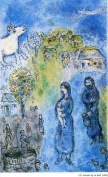 Bauern des wohl zeitgenössischen Marc Chagall Ölgemälde